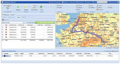 Le calcul d’itinéraires de PTV Map&Guide intègre maintenant le péage poids lourds belge.