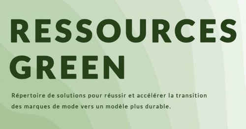e-SCM référencé sur la plateforme » Ressources Green » de la Fédération Française de Prêt à Porter Féminin