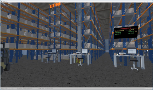 Exemple de l’entrepôt 3D