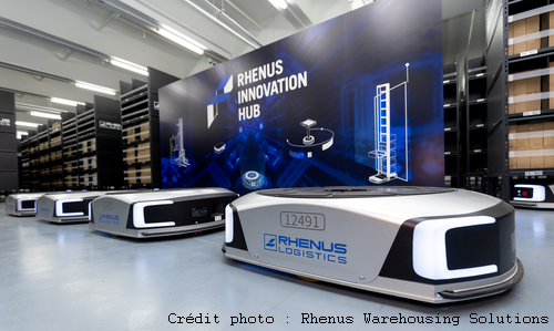 Rhenus innove avec des AMR sur son Innovation Hub de Hong-Kong. Crdit photo : Rhenus Warehousing Solutions