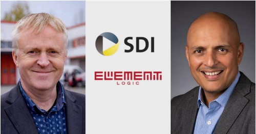 Dag-Adler Blakseth, PDG d'Element Logic (à gauche) et Krish Nathan, CEO de SDI Industries (à droite) © Element Logic