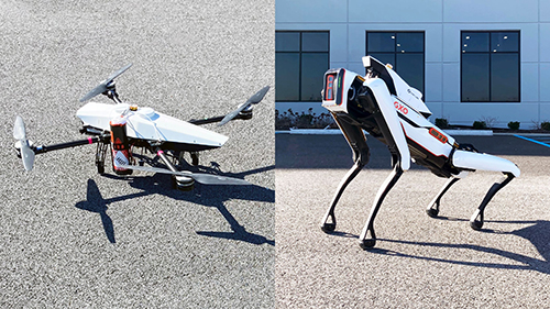 GXO renforce la sécurité grâce à la technologie DroneDog et le système de drone aérien d'Asylon