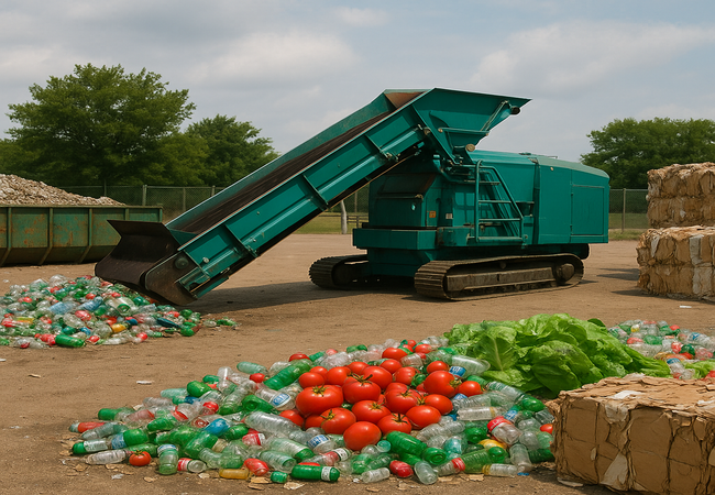 La logistique dans le secteur du recyclage