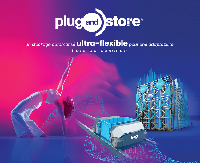Plug-and-Store® est un système de stockage automatisé ultra-flexible