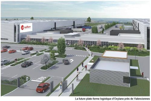 La future plate-forme logistique d'Oxylane près de Valenciennes