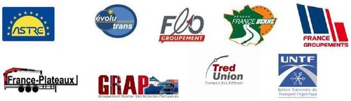 Les membres de l'Alliance Professionnelle du Transport Routier