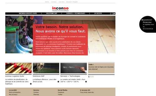 inconso œ ligne son nouveau site internet