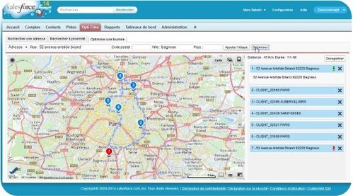 Opti-Time Cloud, l’application web de field service management intégrée dans le CRM Salesforce ©, est désormais disponible sur la plateforme Appexchange de Salesforce.com.