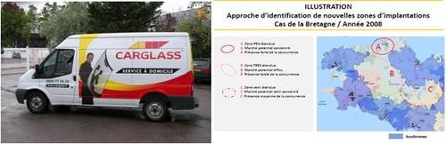 CARGLASS® pilote le développement de son réseau et optimise les déplacements de ses véhicules ateliers avec GEOCONCEPT