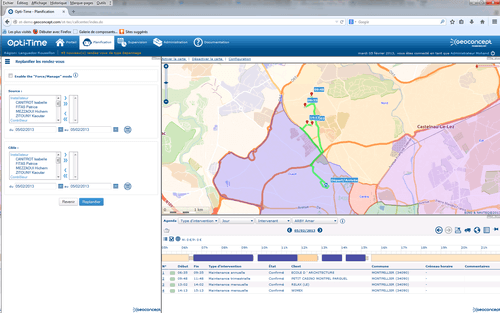 GEOCONCEPT lance Opti-Time 8.4, nouvelle version de sa suite logicielle de géoptimisation de la planification