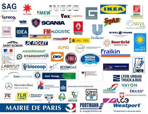 « Nous avons reçu de partout en Europe plus d'une soixantaine de lettres de soutien de la part d'entreprises, qui envisagent d'investir ou ont déjà investi dans la transition du transport routier vers le gaz naturel. Issues de l'industrie, de la distribution, de la prestation transport-logistique, des associations professionnelles, des filières gazières et pétrolières, mais aussi des pouvoirs publics et des collectivités territoriales, ces marques d'intérêt témoignent de la pertinence de notre ambition et des attentes fortes exprimées sur le terrain ». 