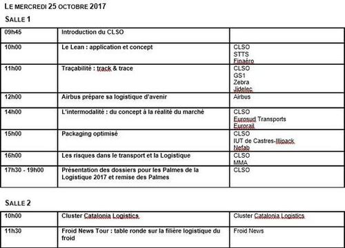 LE MERCREDI 25 OCTOBRE 2017