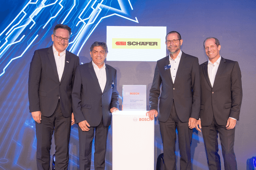 SSI Schäfer a reçu le "Bosch Global Supplier Award 2019"