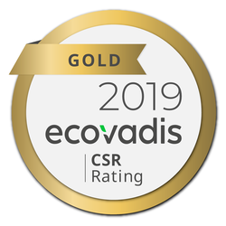 GOLD 2019 ecovadis CSR Rating
