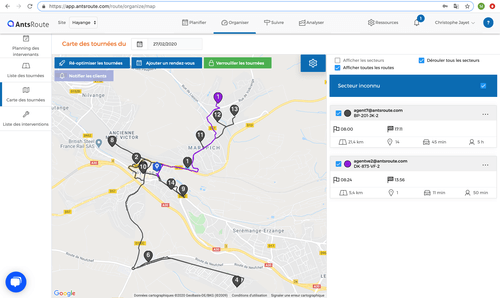 L’entreprise Help Air à Domicile simpliﬁe la planiﬁcation de ses livraisons d’oxygène et de matériel respiratoire grâce au logiciel d’optimisation de tournées AntsRoute