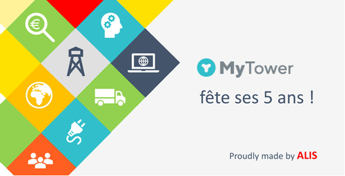 La suite logicielle experte Supply Chain & Trade MyTower fête ses 5 ans