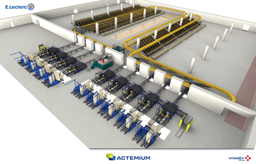 La Société Centrale d’approvisionnement Charente Poitou d’E.Leclerc renouvelle sa confiance en Actemium Lyon Logistics