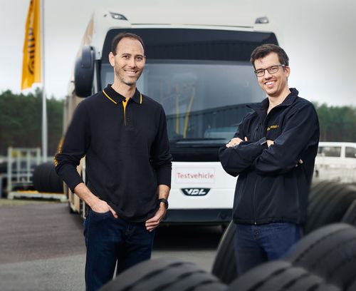 Un prototype de pneumatique pour bus électrique testé sur le Contidrom