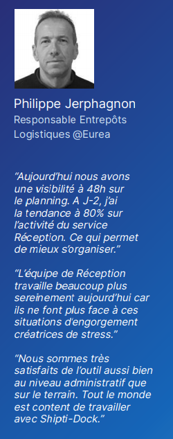 Témoignage de Philippe Jerphagnon, Responsable Entrepôts Logistiques @Eurea