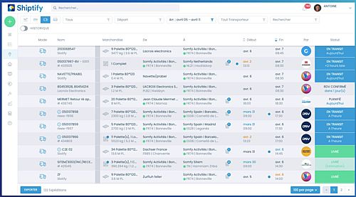 Shiptify propose une solution pour digitaliser la prise de rendez-vous des transporteurs sur les quais logistiques, en réception comme en expédition.