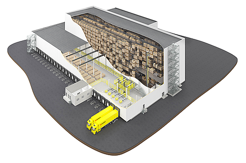 Le projet aura été réalisé comme prévu dans un délai de douze mois seulement : dès ce mois de mai 2021, le nouvel entrepôt grande hauteur à palettes EDEKA de Gochsheim, en Allemagne, sera piloté par le logiciel logistique WAMAS® de SSI SCHÄFER, et sera progressivement rempli de produits secs