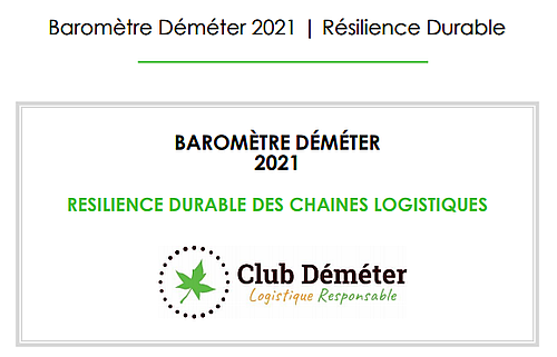Baromètre Déméter 2021 - Résilience Durable