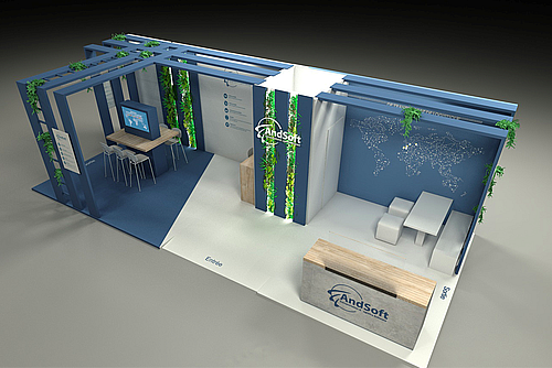 Le stand d'Andsoft sur la prochaine SITL