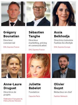 Un jury de 6 experts de la mode et du transport international