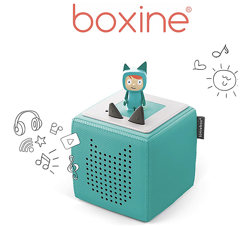 Le concept est simple, une boîte parlante 'Toniebox' sur laquelle vous placez une figurine 'Tonie' équipée d'un transpondeur NFC, et c'est tout 