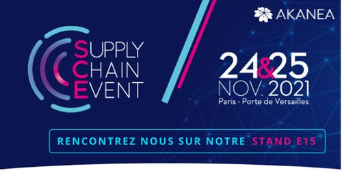 AKANEA présente ses nouveautés produits lors du salon SUPPLY CHAIN EVENT