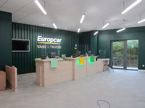 PROUDREED livre une nouvelle agence EUROPCAR France à VILLENEUVE D’ASCQ (59)