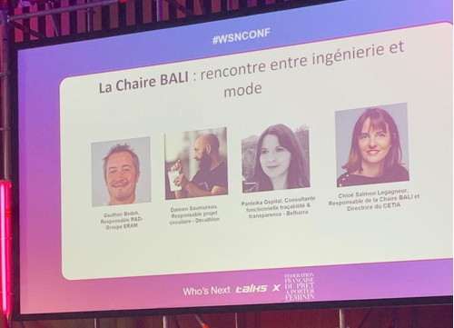 Who’s Next | Retour sur la conférence « CHAIRE BALI : RENCONTRE entre l’ingénierie et la Mode »