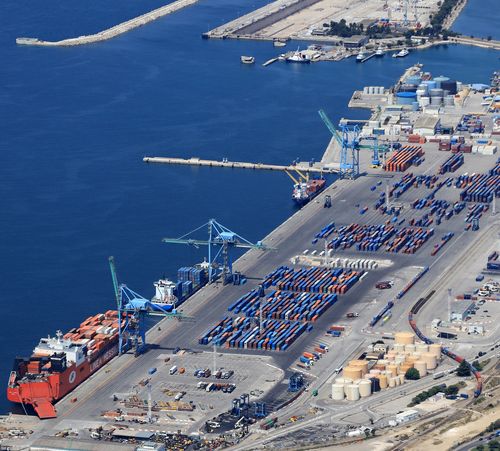 Le terminal Med Europe du port de Marseille Fos