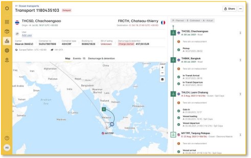 Source: Transporeon Visibility Hub, End-to-end multimodal view