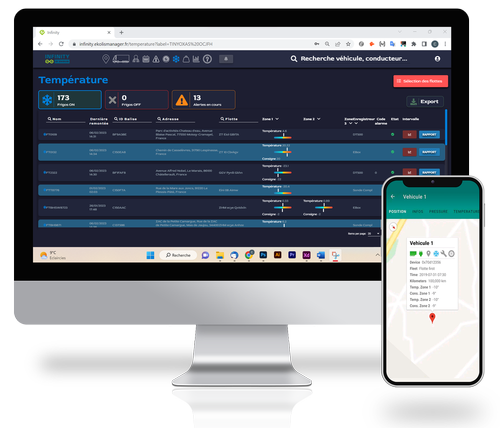 Ekolis propose une plateforme centrale pour le traitement des données de suivi des températures du transport frigorifique