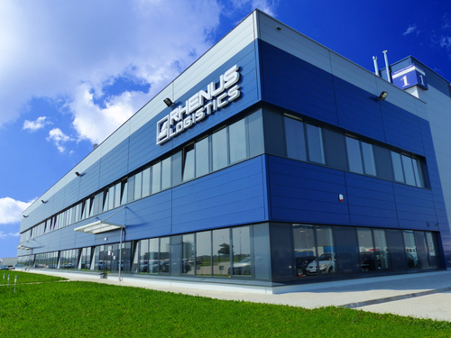 Photo de l'entrepôt de Sosnowiec. Crédit photo : Rhenus Warehousing Solutions