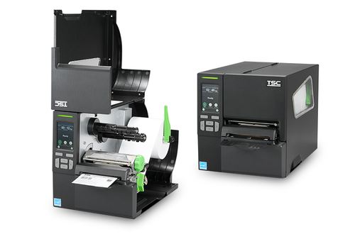 L'imprimante industrielle MB240 Linerless peut traiter en effet jusqu'à 10 000 étiquettes par jour en  mode découpe ou détachement
