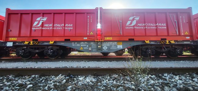 102 nouveaux wagons intermodaux pour Mercitalia Logistics