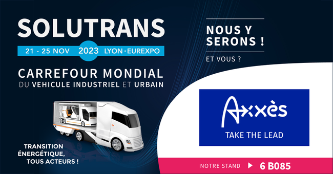 Axxès dévoilera Lucy lors du salon Solutrans, Hall 6, Stand B085