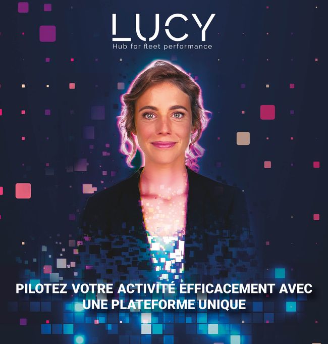 Lucy® regroupe l’ensemble des services de paiement du péage et de  gestion de flotte proposés par Axxès pour simplifier le quotidien des  transporteurs