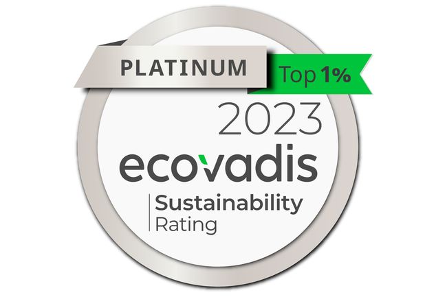 La certification Platinum décernée par EcoVadis est la troisième récompense consécutive pour Jungheinrich, après 2022 et 2021