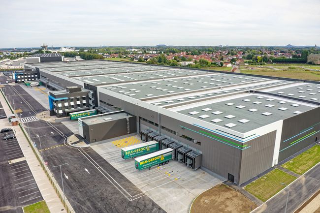 Prologis a inauguré le jeudi 15 février son bâtiment DC3, situé à Douvrin (Nord).<br>
Crdit photo : Prologis