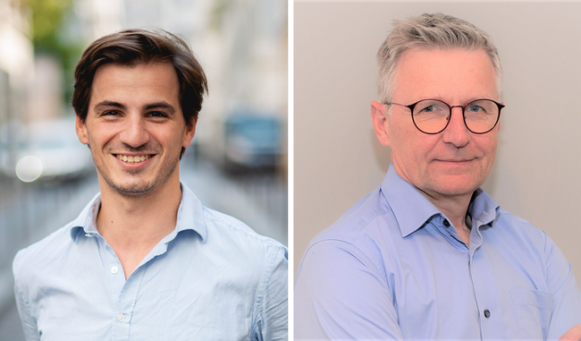 Quentin Drillon, COO  Spacefill et Hugues Dollé, Directeur Marketing Groupe Sinari