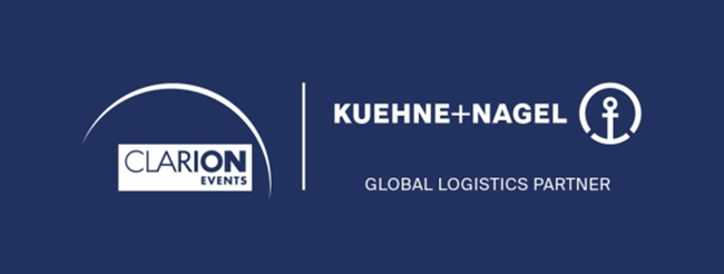 Kuehne+Nagel Expo and Events devient le partenaire global pour la logistique de Clarion Events