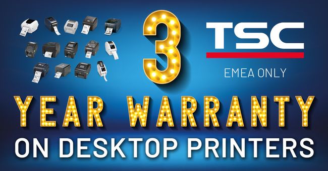 TSC Auto ID annonce 3 ans de garantie sur ses imprimantes de bureau