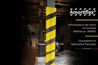 Un amortisseur de chocs AMORTIFLEX® astucieux & économique qui convient pour les  piliers IPN & IPE