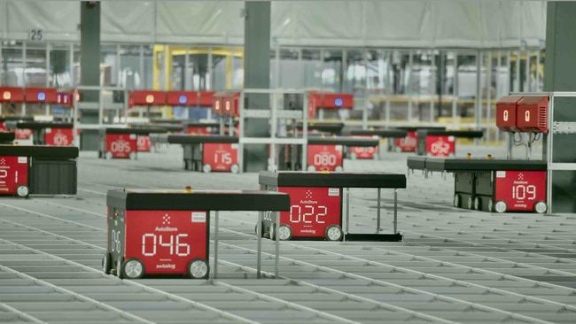 À ce jour, Medline exploite plus de 20 installations AutoStore à travers les États-Unis, mobilisant  environ 1 800 robots.<br>
Crédit : Swisslog