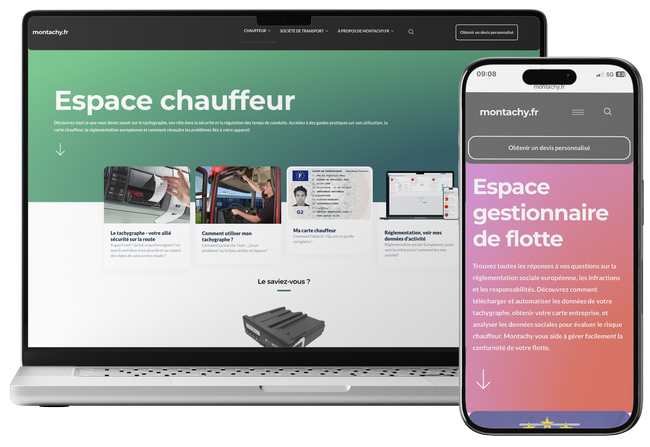 Afin de faciliter le changement et la prise en main de ses tachygraphes, Inodis, via son réseau de distribution, propose aux gestionnaires de flotte un accompagnement.