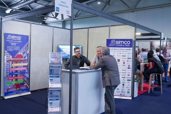 Simco Consulting exposant pour la 4ème année au salon Euro Supply Chain à Mulhouse.<br>
                            Crédit photo : Cinemes productions
