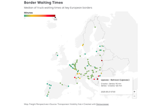 Transporeon lance une carte interactive du statut des frontires en direct (Europe)